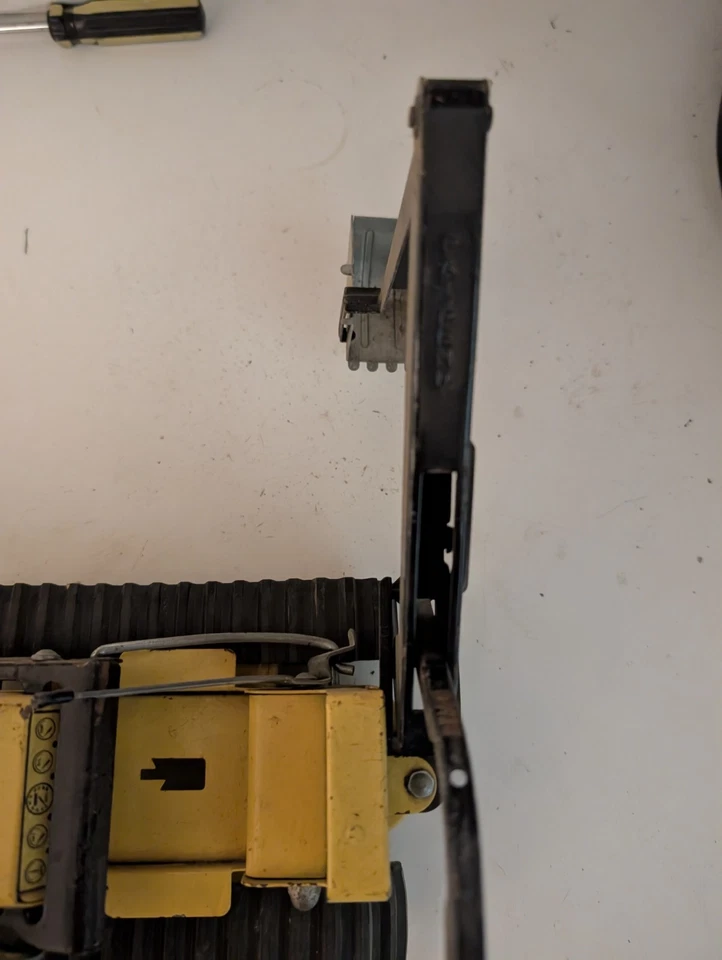 Vintage 1960s No. 534 Tonka Trencher Backhoe Loader Pressed Steel Working - Image 3 of 4