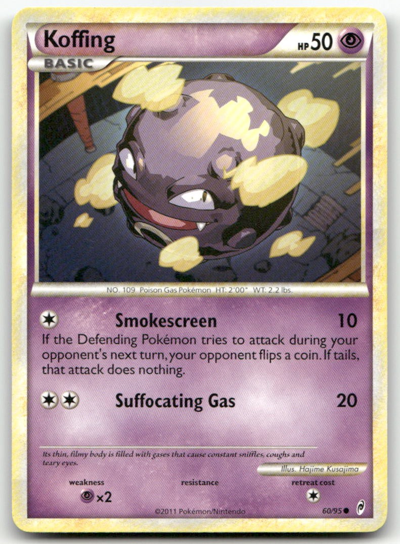 Koffing #60/95 (LP) Call of Legends CL Pokemon