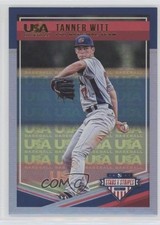 2018 USA Baseball Stars & Stripes Longevity Gold Team Logo 9/25 Tanner Witt 1kk