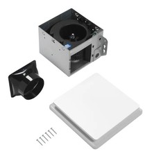 Utilitech 1.0-Sone 80-CFM White Decorative Lighted Bathroom Fan, White