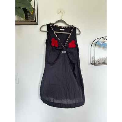 Odd Molly 100% Cotton Semi Sheer Unlined Light Weight Mini Dress Size 1/Small