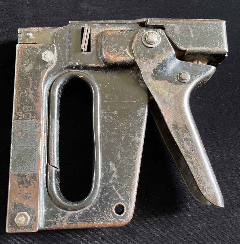 Vintage BOSTITCH Model T5 Staple Gun USA Heavy Duty Stapler Tacker Used