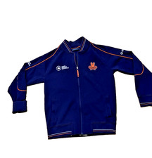 Psycho Bunny Jacket Mens XS Navy Track Tennis Full Zip National Bank Open