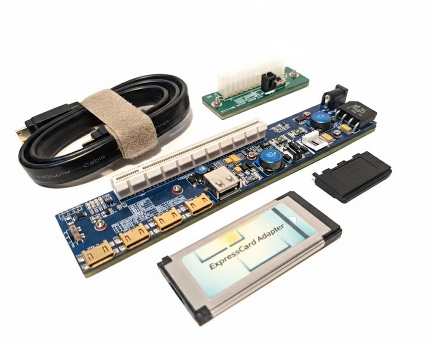 Adattatore ExpressCard 34mm A PCI-E 16x Per Scheda Grafica Esterna Su Laptop