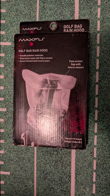 golf bag rain cover clear MGI Covers and other elements while still allowing you to easily see your bags contents Scott Edward Golf Bag Rain