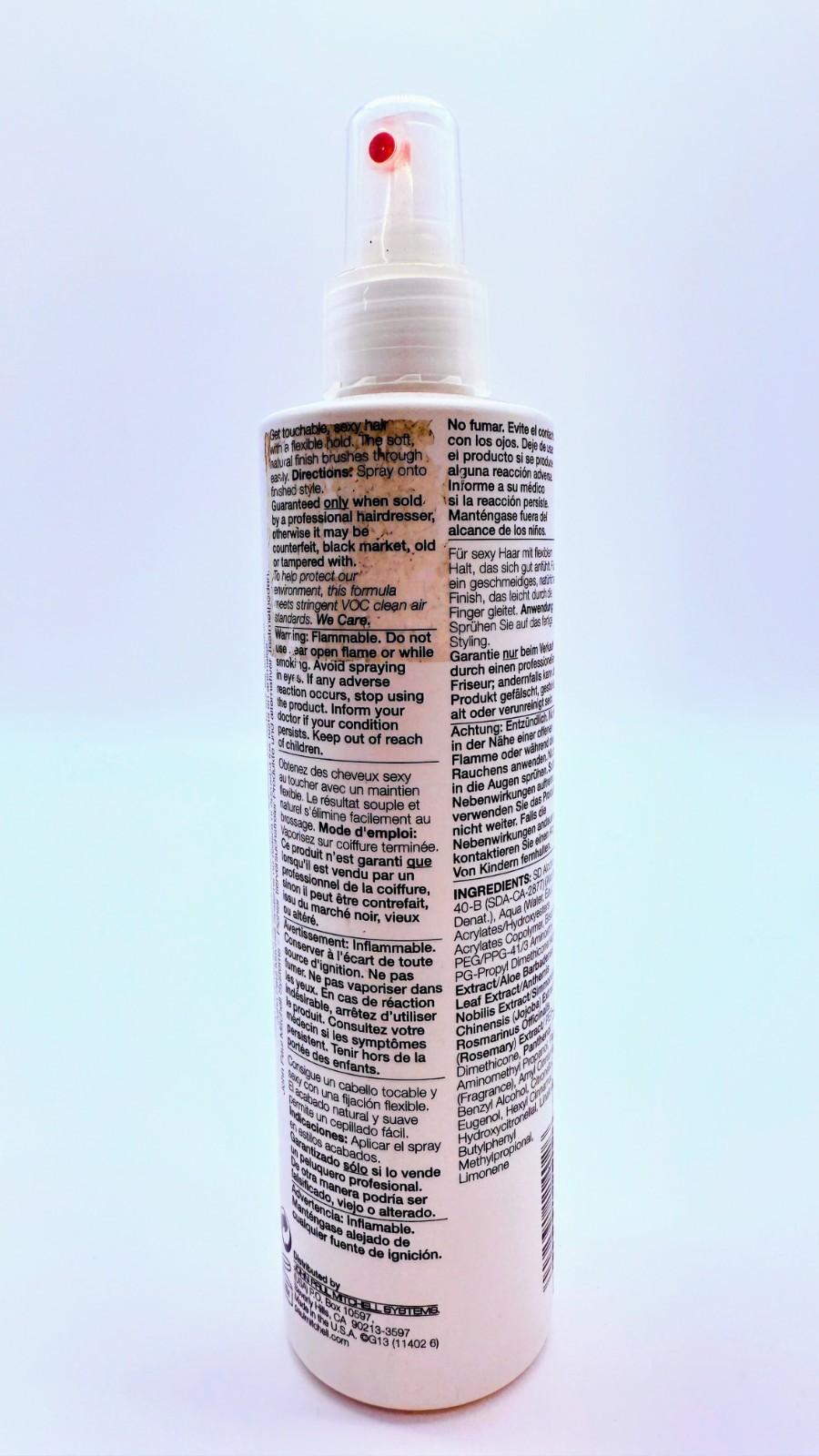 Paul Mitchell Soft Spray Soft Style For Unisex 8.5 Oz Hair Spray New
