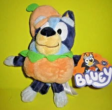Bluey Pumpkin Costume Halloween Plush Clip On Keychain