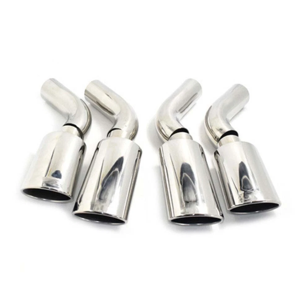 Puntas silenciadoras G63 G500 G550 doble escape logotipo 4 tubos G55 G550 2002-2025 nuevas Foto 3 de 4