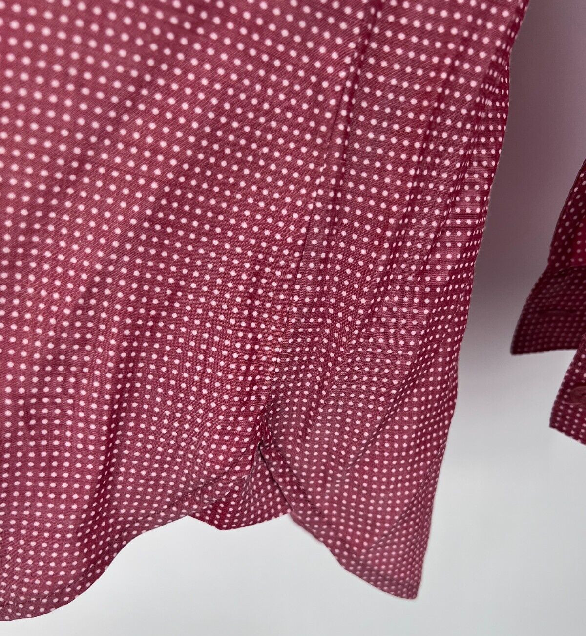 Express Viscose Button-Down Collared Polka Dot Bl… - image 7