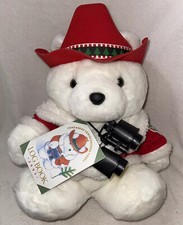 Santa Bear 1995 - Dayton Hudson Conservation Corp With Log Book And Binoculars