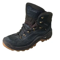 Lowa Renegade GTX Mid Hiking Boots Men Sz 13 Gray Waterproof Shoes Vibram Heavy