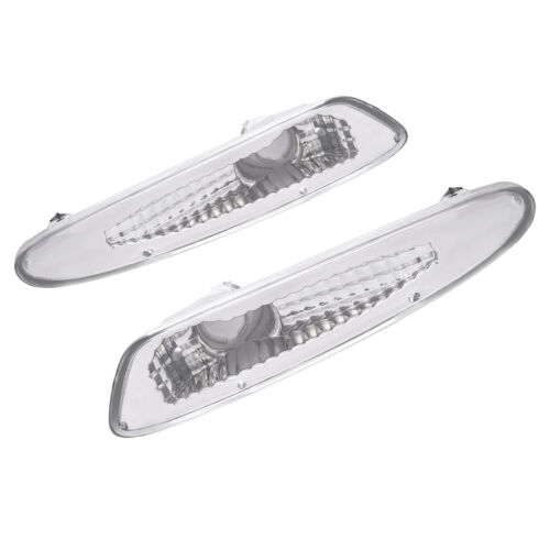 Pair Clear Bumper Side Marker Lights For Mercedes Benz R230 SL Class 2003-2006 - Picture 19 of 19
