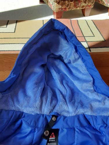 NEW Gerry Girls Blue Larkspur 3-in-1 Jacket and Beanie Set, Ski Coat 10/12 - Picture 7 of 11