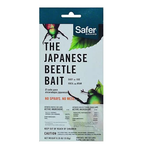 Safer Brand Japanese Beetle Trap Bait Replacement 1 Bait Pack June Bug Lure New