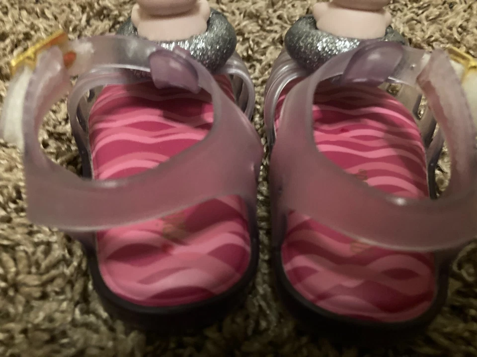 Mini Sandalias Melissa Pig Jelly Infantil Talla 5 Correas de Tobillo Transparentes Brillantes Foto 4 de 4