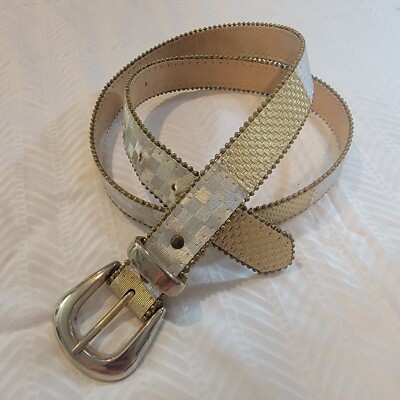 Prestige Velvet Glam Boho belt Made in USA Medium Velvet Fabric Belt, Long, Black on Black Velvet, Silver  main image 2