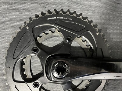 SRAM Rival 22 Road Crankset 172.5mm 50/34t 11 Speed 5-Bolt 110 BCD