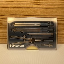 Staedtler Precision Math Drafting Compass 7 Piece Set In Case 559-09