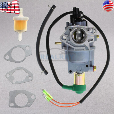 #ad Carburetor With Solenoid For Generac GP5000 GP5500 GP6500 GP6500E GP7500E Carb $21.99