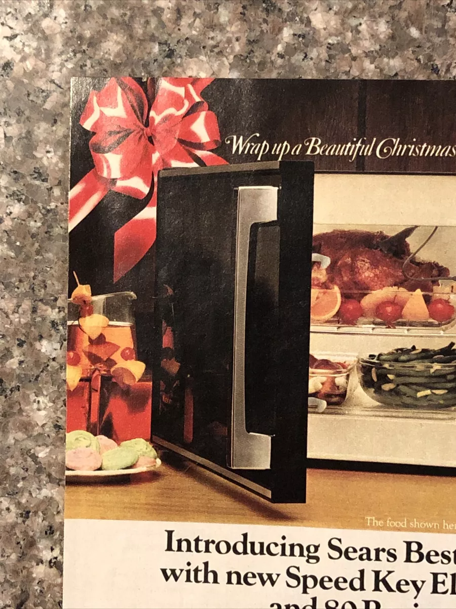 1981 Sears Kenmore vintage microwave oven 