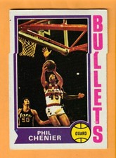 Phil Chenier Washington Bullets 1974-75 Topps #165 California Golden Bears