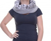 Collection 18 Women's Storm Gray Faux Fur Scarf Size 0/s on sale Collection 18 Women's Storm Gray Faux Fur Scarf Size 0/s on sale