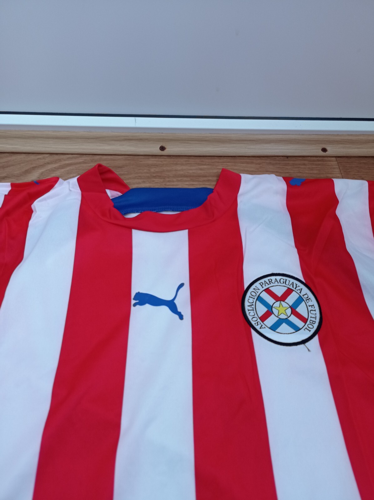 PARAGUAY NATIONAL TEAM 2006/2007 HOME FOOTBALL SHIRT JERSEY SIZE L PUMA Replica thumbnail 2