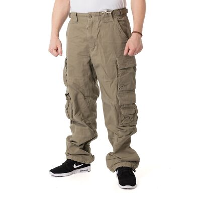 Jet Lag 007 cement Hose Loose Fit Herren Cargohose cement 15417