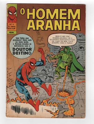 1963 MARVEL AMAZING SPIDER-MAN #5 1ST APPEARANCE OF DOCTOR DOOM KEY RARE BRAZIL