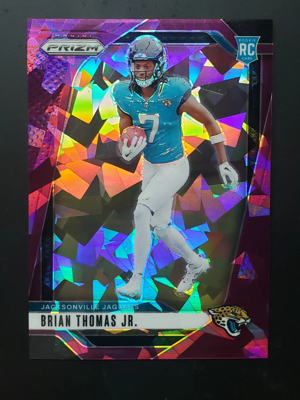 🔥 2024 PANINI PRIZM BRIAN THOMAS JR. #314 PURPLE ICE PRIZM /225 ROOKIE RC 🔥