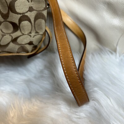 Vintage Coach Brown and Tan Signature Jacquard Backpack Vintage coach backpack and - Gem main image 2