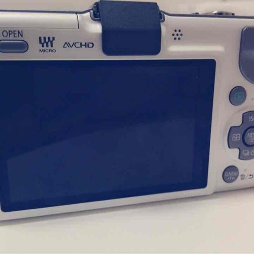 Panasonic LUMIX DMC-GF2 Digital Camera White 12.1MP Micro 4/3 D Body 3D Vintage - Picture 9 of 24