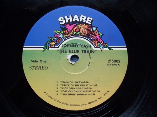 Johnny Cash...The Blue Train...Country LP 197? - Picture 2 of 3