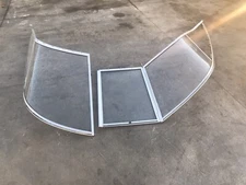 Bayliner Ciera 2455 Boat Windshield wind shield curved glass right center