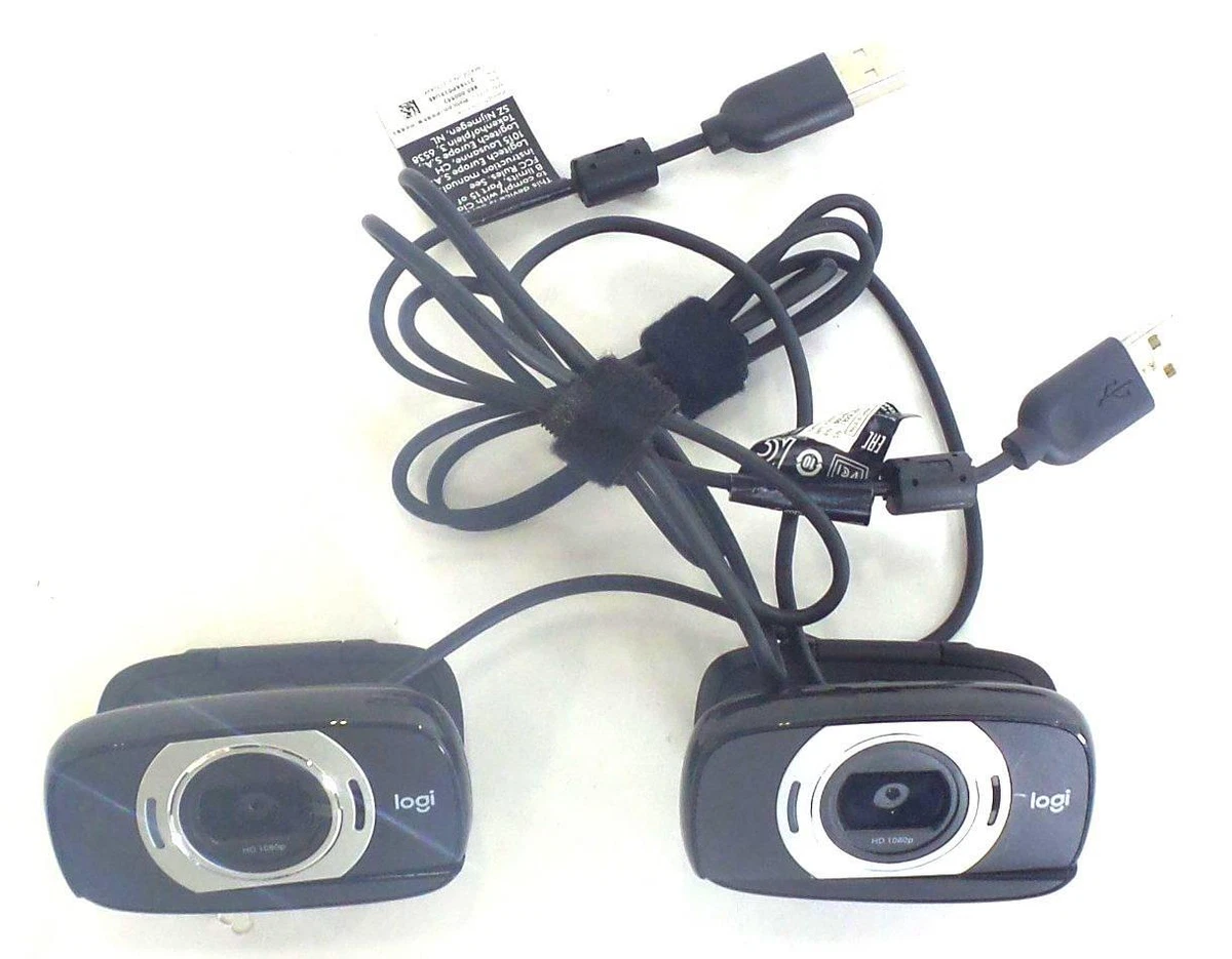 Lot of 2 Logitech C 615 HD Web Cam Free Shipping