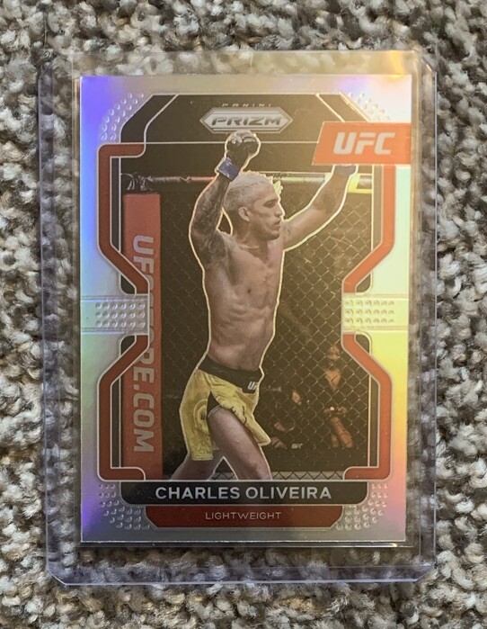 2022 Panini Prizm UFC Silver #189 Charles Oliveira