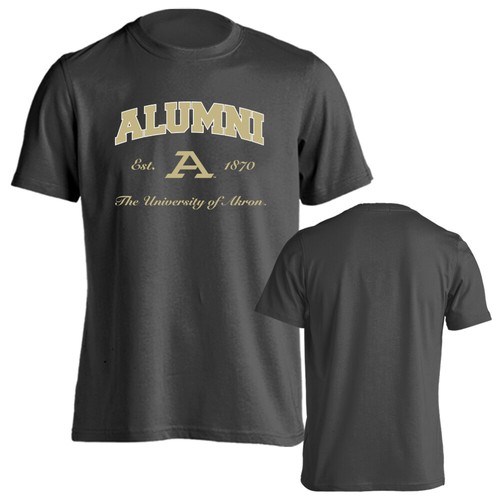 University of Akron Zips Alumni Tee Short Sleeve Akron Zips T-Shirt - Picture 12 of 17
