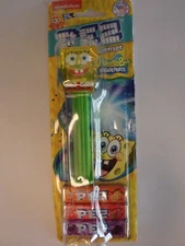 PEZ Dispenser & Candy 2020 SpongeBob SquarePants NEW Rough Package