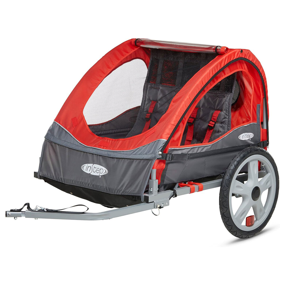 InStep Take 2 Folding Frame Outdoor Bike Trailer with Double InStep Take 2 Folding Frame Outdoor Bike Trailer with Double