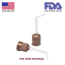 Dental HP Brown Mixing Tips for Endo/Core Material with Intra-Oral Tips