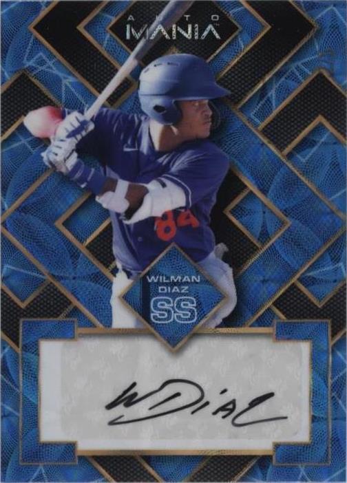 2023 Wild Card Auto Mania - Wilman Diaz #AM-SQ71 - 1 of 1