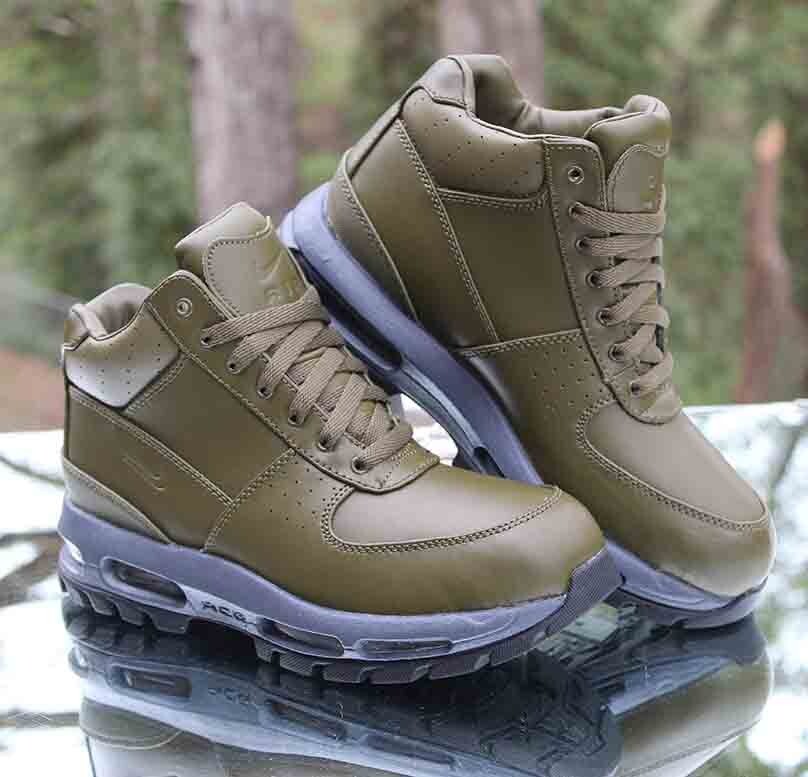 Nike Air Max Goadome Size 6Y Olive Canvas Green Custom CT1128-300