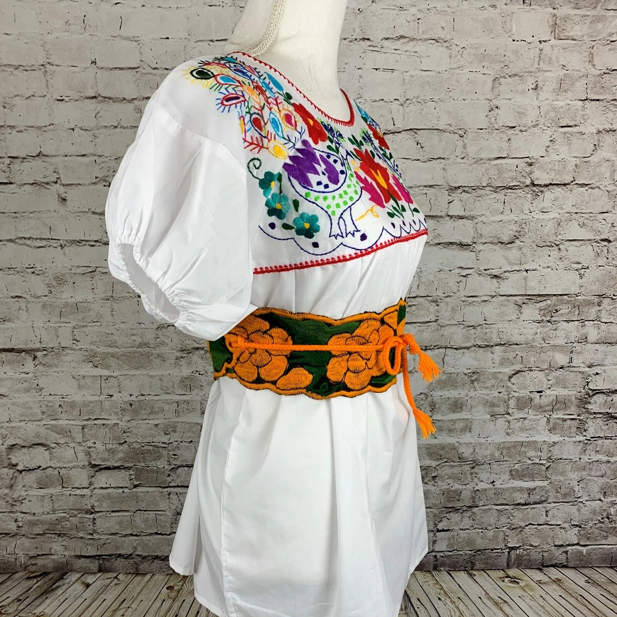 Mexican embroidered belt cheap