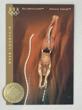 1996 Upper Deck USA Olympicards - Magical Images #MI17 GREG LOUGANIS !!!