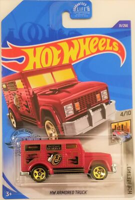 【中古】Hot Wheels 2020 HW Metro HW アーマードトラック 31/250、クロム Hot Wheels - 2020 HW Metro 4/10 HW Armored Truck 31/250 (BBGHF61