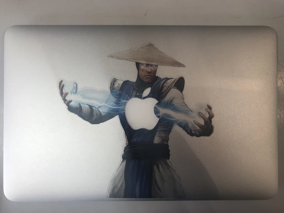 Raiden Mortal Combat Warrior Sticker Decal vinyl MacBook Air/Pro/retina 13" - Image 2 of 4