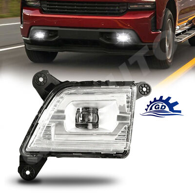 LED Fog Lights Lamp For 2019-2022 Chevy Silverado 1500 2500HD 3500HD Right Side