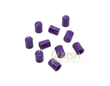 10x Guitar Amp Effect Pedal Knobs 1/4" Davies 1900H Style Knob Set Screw Purple