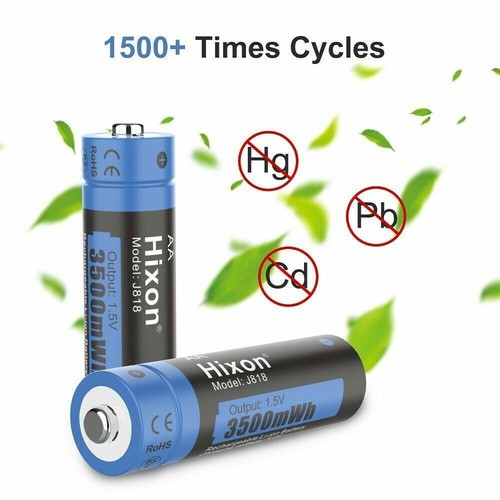 Hixon 1,5 V AA Wiederaufladbare Lithium Batterien 3500mWh FR6 L91 AA Akku - Bild 8 von 15