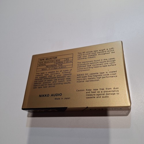 NIKKO DC 60 kaseta magnetofonowa/D2572 - Zdjęcie 3 z 3